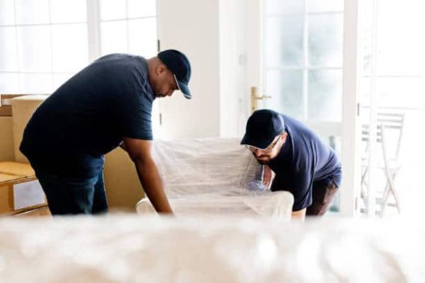 Furniture delivery service concept Furniture delivery service concept